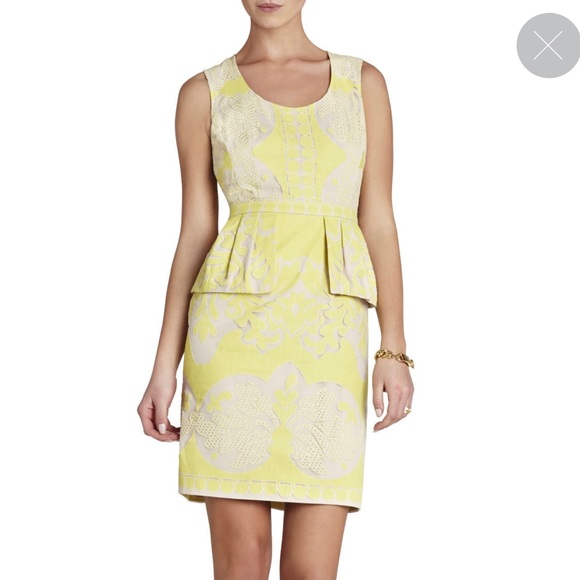 BCBG MAXAZRIA “Etna” dress in Lemongrass - Picture 2 of 4